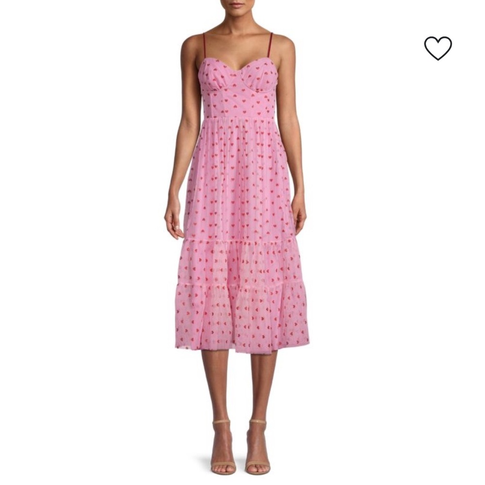 BETSEY JOHNSON
Sequin-Heart Bustier Dress
